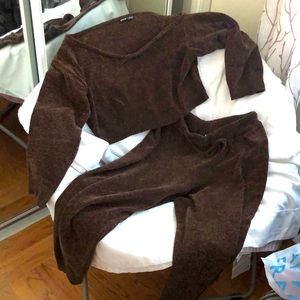 Nice lounge set SHEIN with a midriff top